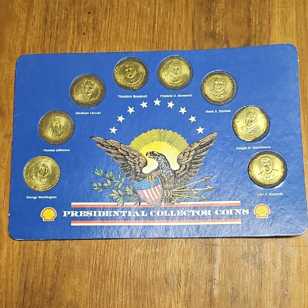 Presidential Collector Coins Set - Gold and Blue